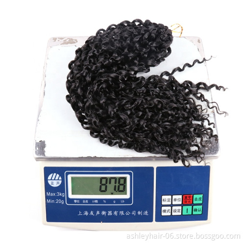 curly synthetic hair water wave braid crochet hair extra curly braid